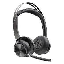 Headset Poly Voyager Focus 2 USB-A com Base Bluetooth