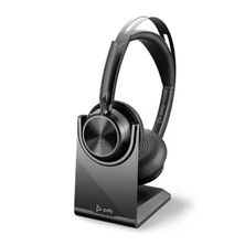 Headset Poly Voyager Focus 2 USB-A com Base Bluetooth