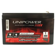 Bateria Selada Unipower Estacionária VRLA UP1270SEG 12V/7Ah F187