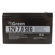 Bateria Selada Green Estacionária VRLA 12V 7Ah SEG