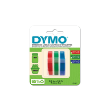 Fita Para Rotulador Manual, Blister Com 3 (9mm x 3m) Azul, Vermelha, Verde 1741671 - Dymo