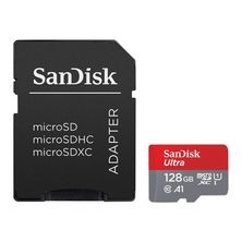 Cartão de Memória 128GB Ultra MicroSD Classe 10 A1 SDSQUAR-128G-GN6MA - Sandisk