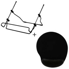Kit Ergonômico Suporte Notebook e Mousepad Digitador