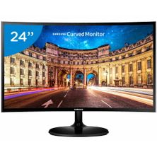 Monitor LED Curvo 24" Full HD LC24F390FHLMZD Samsung