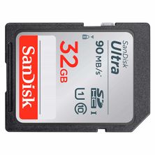 Cartão de Memória Sandisk Ultra 32GB Classe 10 SDSDUNR-032G-GN