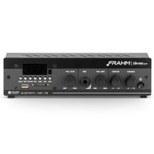 Amplificador Frahm Slim 1000 APP G2 com Bluetooth, USB e Rádio FM