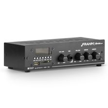 Amplificador Frahm Slim 1000 APP G2 com Bluetooth, USB e Rádio FM