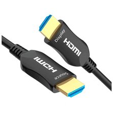 Cabo de Vídeo HDMI 2.0 18Gbps 4K 6hz HDR Óptico 20m Cabos Golden