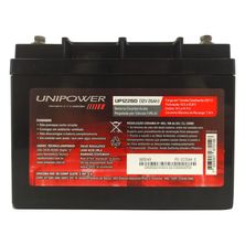 Bateria Selada Unipower Estacionária VRLA 12V 26,0AH M5 UP12260 RT 06C035