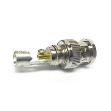 Conector BNC com Mola/Parafuso 4mm CFTV com 10 Unidades