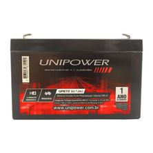 Bateria Selada Unipower Estacionária VRLA 6V 7,2Ah UP672