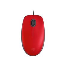 Mouse com Fio USB M110 Vermelho Logitech