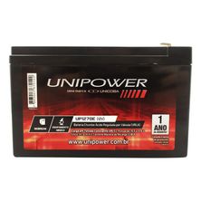 Bateria Selada Unipower Estacionária VRLA 12V 7,2AH F187 UP1272