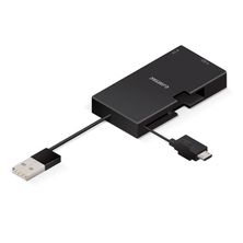 Combo Slim HUB USB Leitor de Cartão SD Carregador Micro SD 9264 Comtac