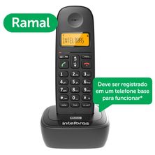 Ramal Sem Fio Intelbras TS2511 4122511 Dect 6.0