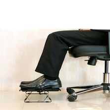 Apoio Pé Com Regulagem de Altura Preto AP-411 Digitador