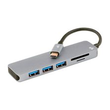 HUB USB C 1x3 USB 3.0 Leitor de Cartões SD/Micro SD 5+ 018-7452 PIX