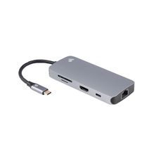 HUB USB C 7x1 USB 3.0 HDMI RJ45 SD/Micro SD Pix