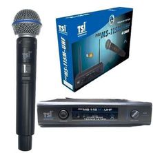Microfone Sem Fio MS115M UHF TSI