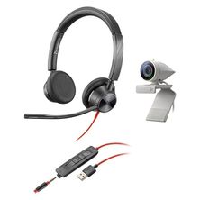 Kit Câmera Studio P5 e Headset Blackwire BW3325 2200-87130-025 HP Poly