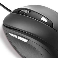 Mouse com fio Multilaser Comfort Ergonômico USB Preto MO241