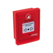 Acionador de Incêndio Manual Endereçável com Sirene AME 522 4610522 Intelbras