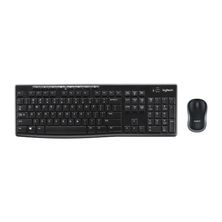 Kit Teclado e Mouse Sem Fio Logitech MK270