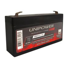 Bateria Selada Estacionária VRLA 6V 1,3Ah F187 UP613 Unipower