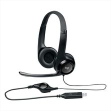 Headset Com Microfone H390 Estéreo USB 981-000014 Logitech