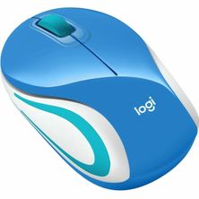 Mini Mouse Sem Fio M187 Azul Logitech