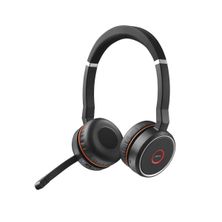 Headset Jabra Evolve 75 SE MS Stereo Link380a com Suporte de carregamento