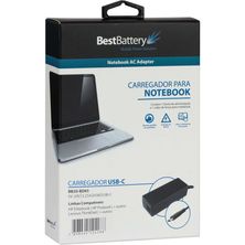 Fonte Carregador para Notebook USB-C 65W BB20-BD65 Best Battery