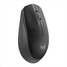 Mouse sem fio Wireless Charcoal M190 910-005902 Full Size Logitech