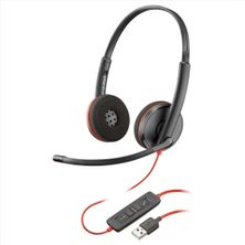 Headset Duplo Blackwire C3220 USB-A 80S02A6 Poly