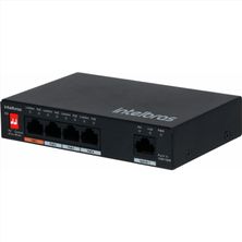 Switch 5 Portas Fast Com 4 Portas Poe Sf 500 Hi-poe Skd 4760069 Intelbras