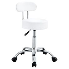 Cadeira Giratoria Mocho Manicure Com Encosto Branca N2232784 Conthey