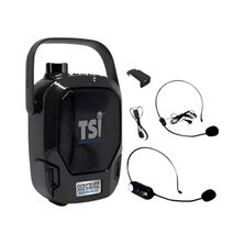 Amplificador Supervoz Sênior TSI SV-18 18W Microfones UHF e USB