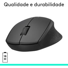 Mouse Sem Fio Logitech M330 Silent Preto