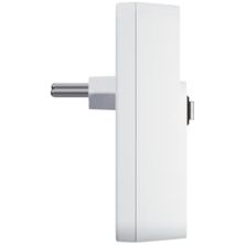 Adaptador Elétrico USB 2 Tomadas Intelbras EAC 202 Preto