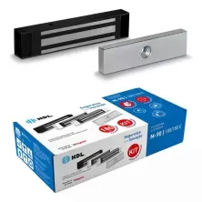 Fechadura Eletroímã M-90 180kg HDL Preta Sobrepor