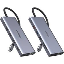 Docking Station Usb-c 14 Em 1 8xusb-a 3.2+2 Usb-c Dados 20129456 Comtac