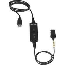 Cordão Conversor QD para USB Intelbras QDU 20 c/ Controle de Volume e Mudo