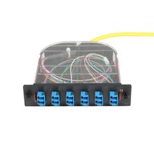 Cassete para Pigtail 12 Pares Fibra Óptica Legrand - Rack-mount Preto