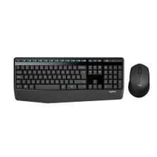 Teclado e Mouse Sem Fio Logitech MK345 2.4GHz USB ABNT2 Preto