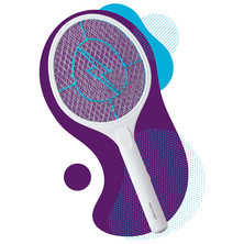 Raquete Elétrica Mata Insetos Multilaser HC034 Recarregável USB