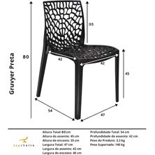 Cadeira Gruvyer Preta Conthey