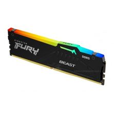 Memoria Kingston Fury Beast, 32GB, DDR5, 5600MHz, RGB, C40, Preto, KF556C40BBA-32