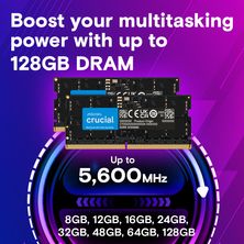 Memória Crucial 16GB DDR5 5600MHz Notebook