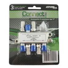 Divisor de Antena com 3 Saídas 039-0011 ChipSce