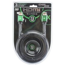 Cabo HDMI 2.0 4K UltraHD 19 pinos 018-0320, 3 metros  - PIX